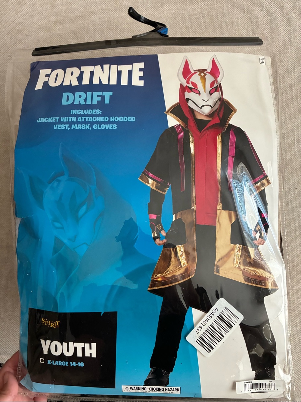 Spirit Fortnite Drift Costume - Black, Red, Gold, Pink